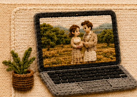 Custom couple wedding website preview